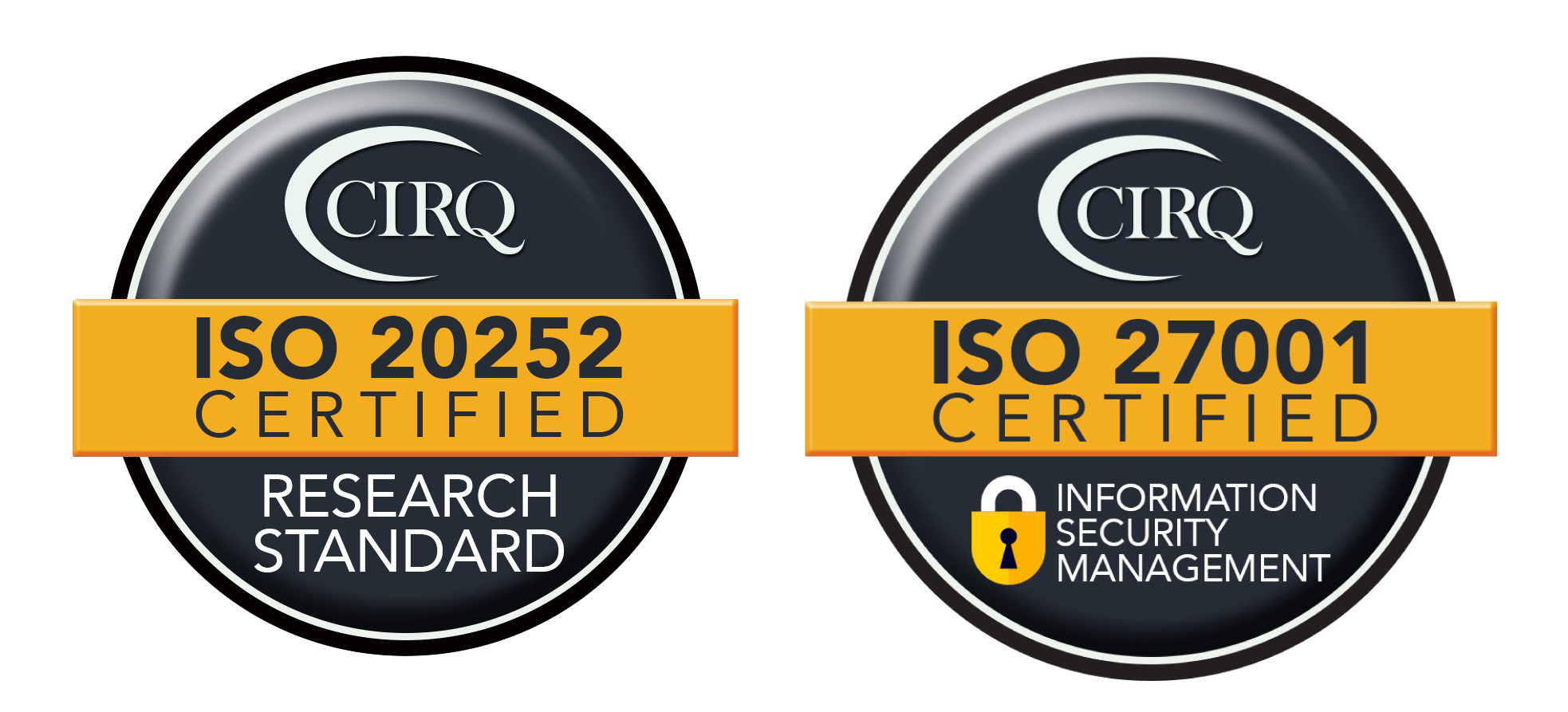 CIRQ Announces Dual Certification of InnovateMR to ISO 20252 & 27001